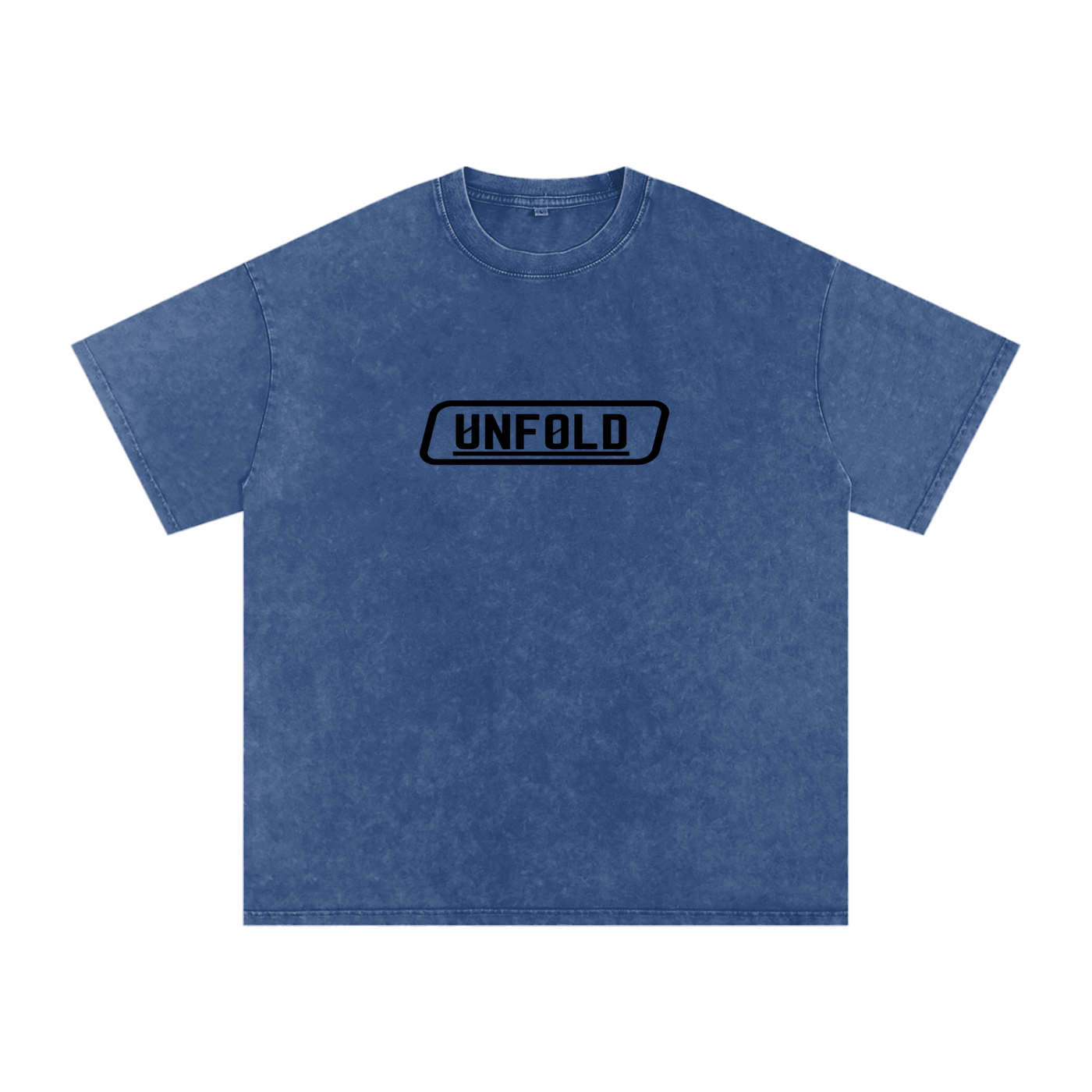 UNFOLD Snow Washed Heavyweight Oversized Cotton Tee