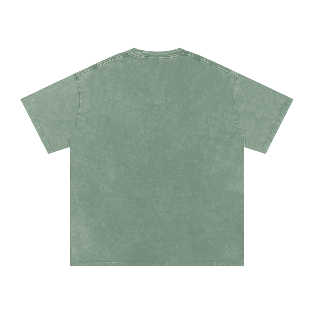 UNFOLD Snow Washed Heavyweight Oversized Cotton Tee