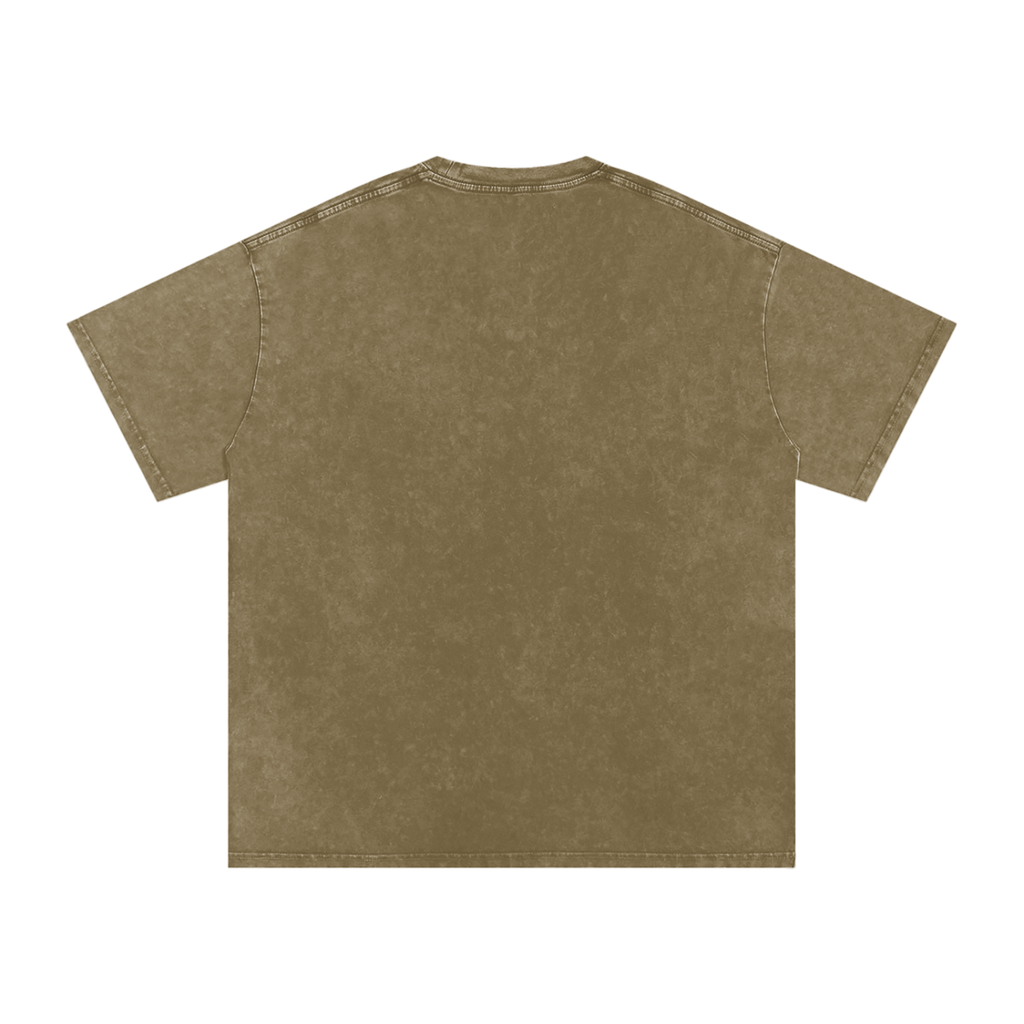 UNFOLD Snow Washed Heavyweight Oversized Cotton Tee