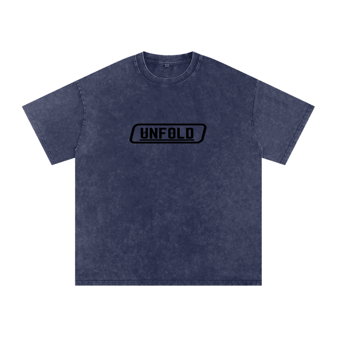 UNFOLD Snow Washed Heavyweight Oversized Cotton Tee