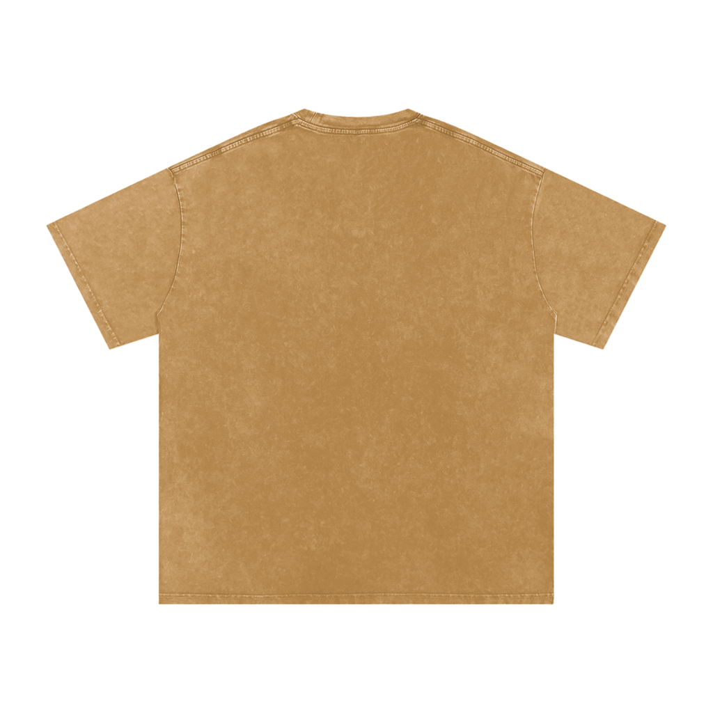 UNFOLD Snow Washed Heavyweight Oversized Cotton Tee