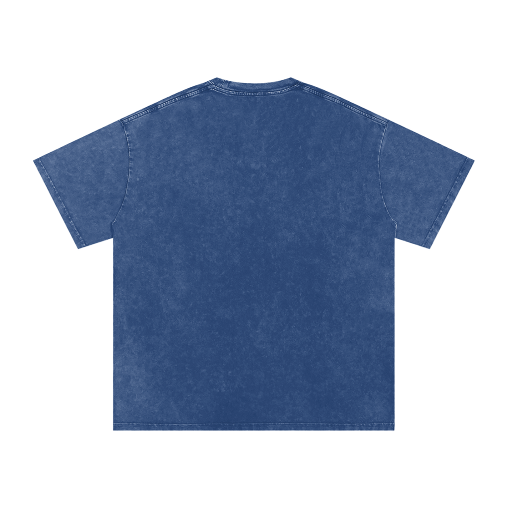 UNFOLD Snow Washed Heavyweight Oversized Cotton Tee