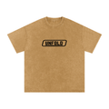 UNFOLD Snow Washed Heavyweight Oversized Cotton Tee