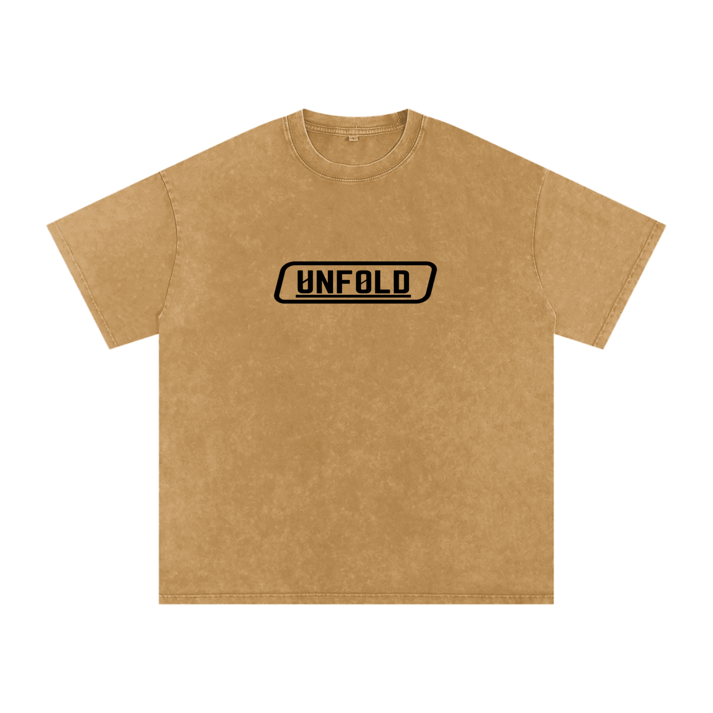 UNFOLD Snow Washed Heavyweight Oversized Cotton Tee