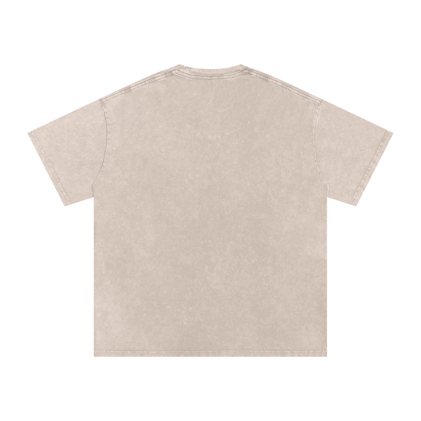 UNFOLD Snow Washed Heavyweight Oversized Cotton Tee