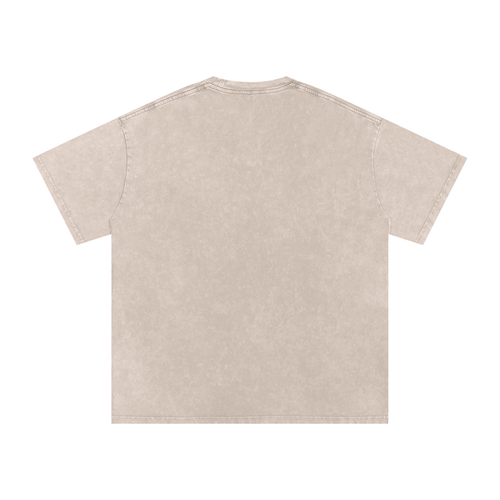 UNFOLD Snow Washed Heavyweight Oversized Cotton Tee